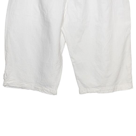 Vintage Ragtop 100% Cotton White Capris Size 1X NWT - Picture 8 of 10